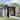 Outdoor Storage Shed with Triple Lockable Door Metal Storage Cabinet with Slopping Roof