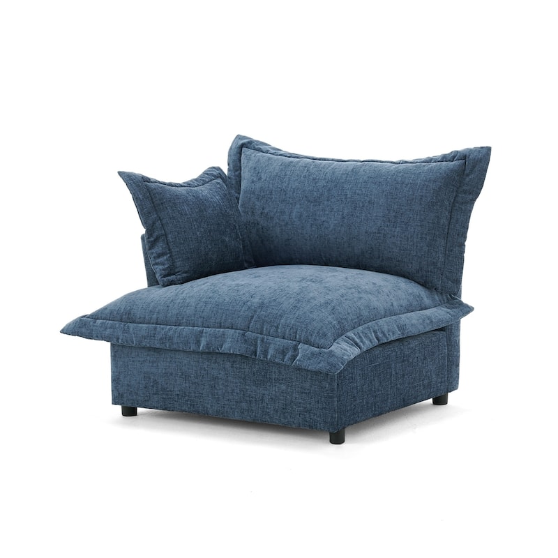 Double Layer Cushion Comfy Cloud Modular Sectional Sofa Couch Ottoman