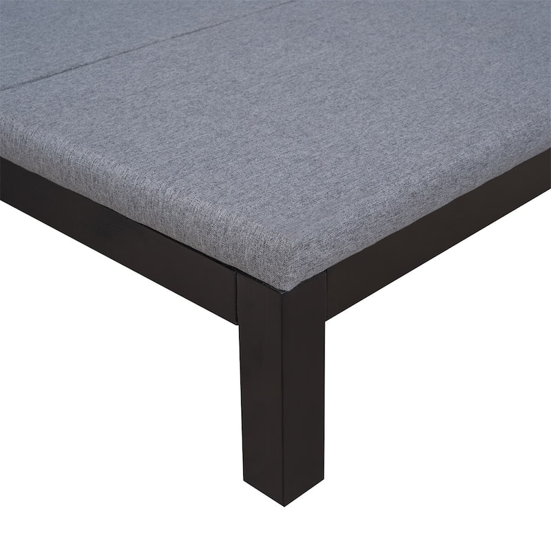 Merax Upholstered Daybed/Sofa Bed Frame Twin/Full Size Linen