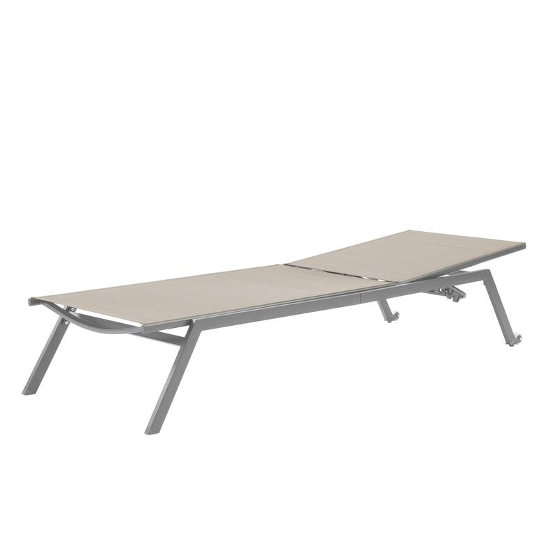 Corvus Torino Adjustable Sling Fabric Patio Chaise Lounge
