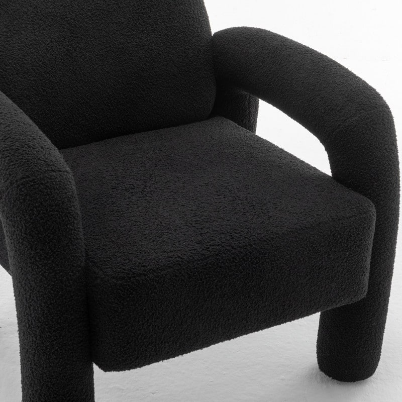 SEYNAR Modern Unique Design Upholstered Accent Chair for Living Room