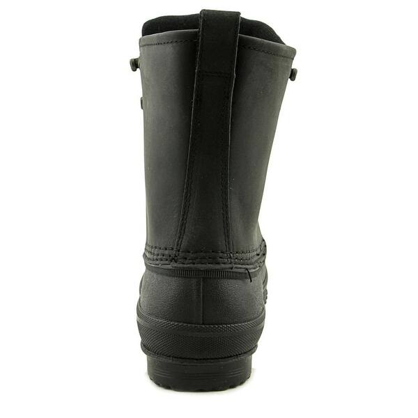 Shop Ugg Collection Yucca Men Round Toe Leather Black Snow Boot