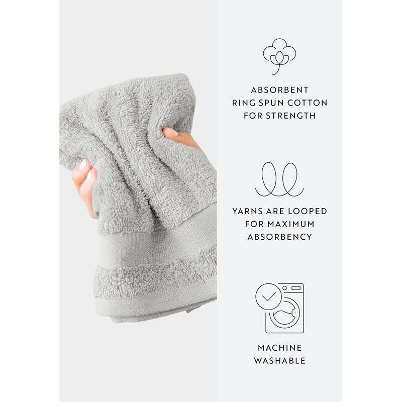 Becky Cameron 4-Piece Ultra Soft Cotton Hand Towel Set