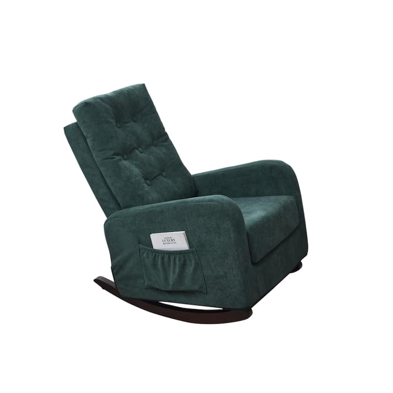Living Room High Back TV Armchair Rocker, Lazy Recliner, Leisure Sofa
