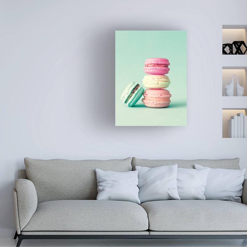 Incado 'French Macarons' Canvas Art Bed Bath & Beyond 39535599