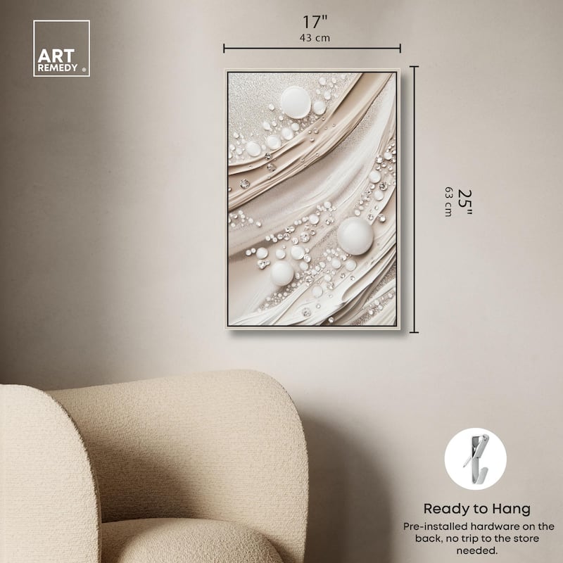 Viscous Veils IV Canvas by Art Remedy