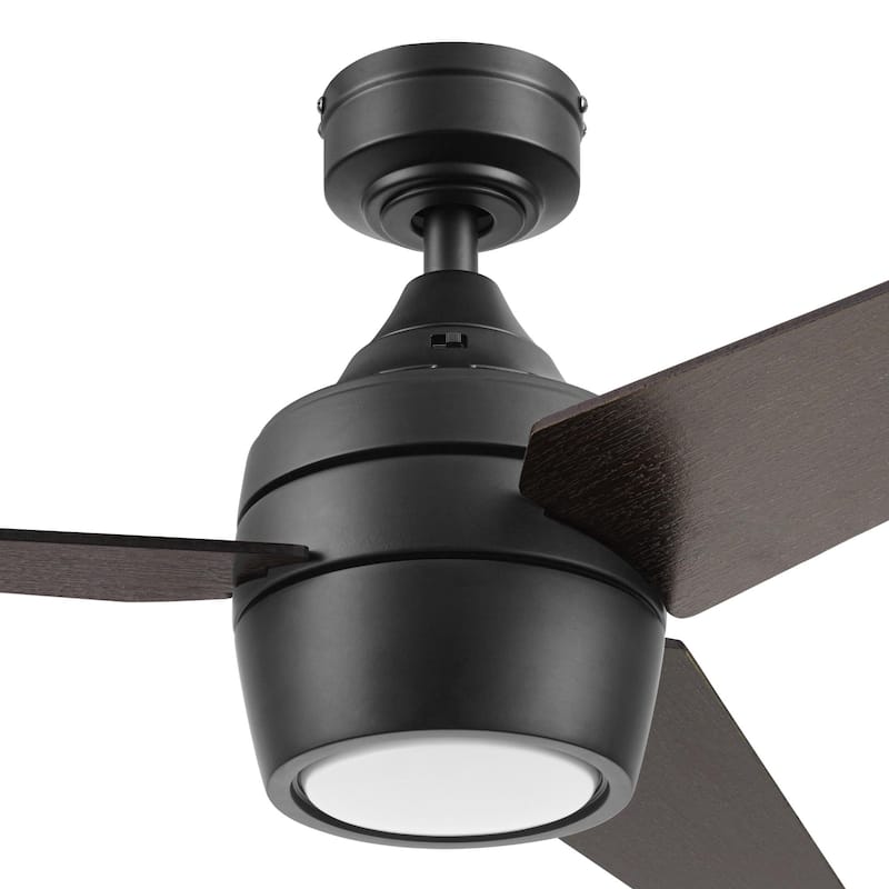 52" Honeywell Eamon Bronze Modern Indoor LED Ceiling Fan with Light, Remote Control