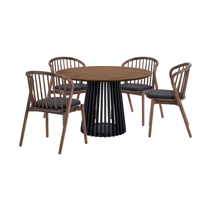 Pasadena Echo 5 Piece Round Dining Set