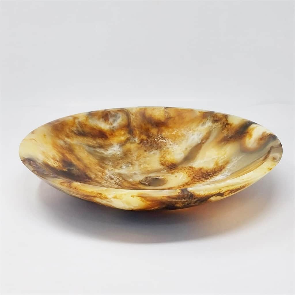 Tortoiseshell Salad bowl Dia 12.40" - Tortoiseshell