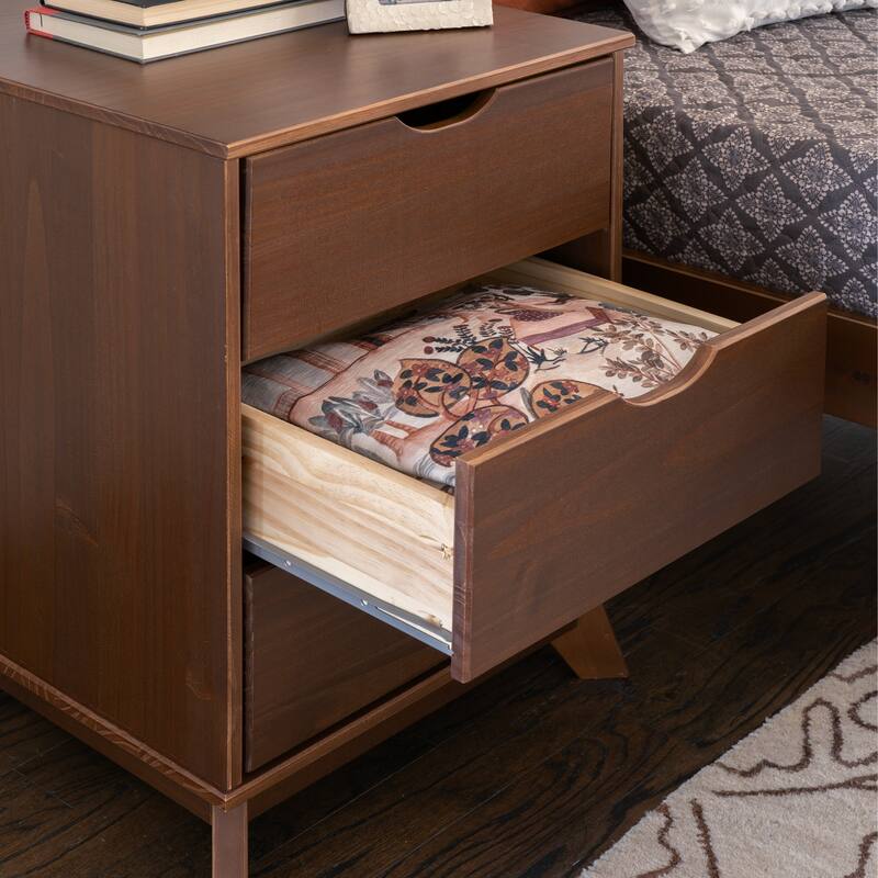 Purcell 4-Piece Bedroom Set with 6-Drawer Dresser and 2 Nightstands