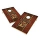 preview thumbnail 1 of 3, Vintage Lehigh University Mountain Hawks Regulation 2x4 Cornhole Set