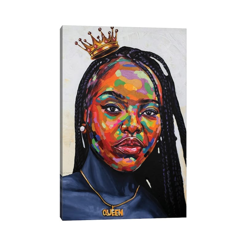 iCanvas "Feminine Royalty" by Damola Ayegbayo Canvas Print