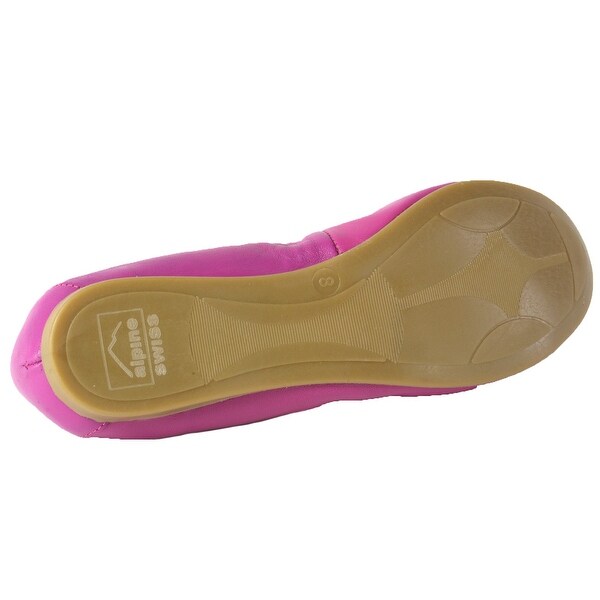 genuine leather flats