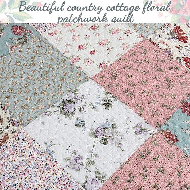 Celia Patchwork Cotton Quilt Bedding Set