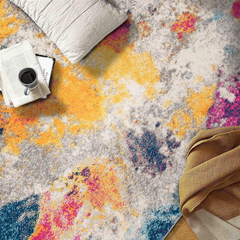 World Rug Gallery Abstract Contemporary Area Rug