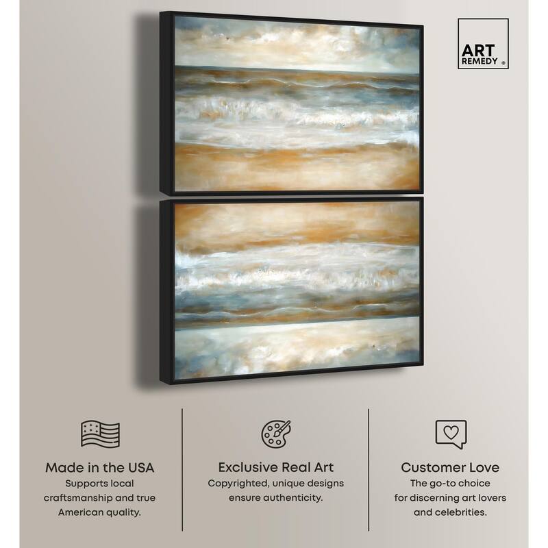 Pulse of the Storm I Canvas by Art Remedy