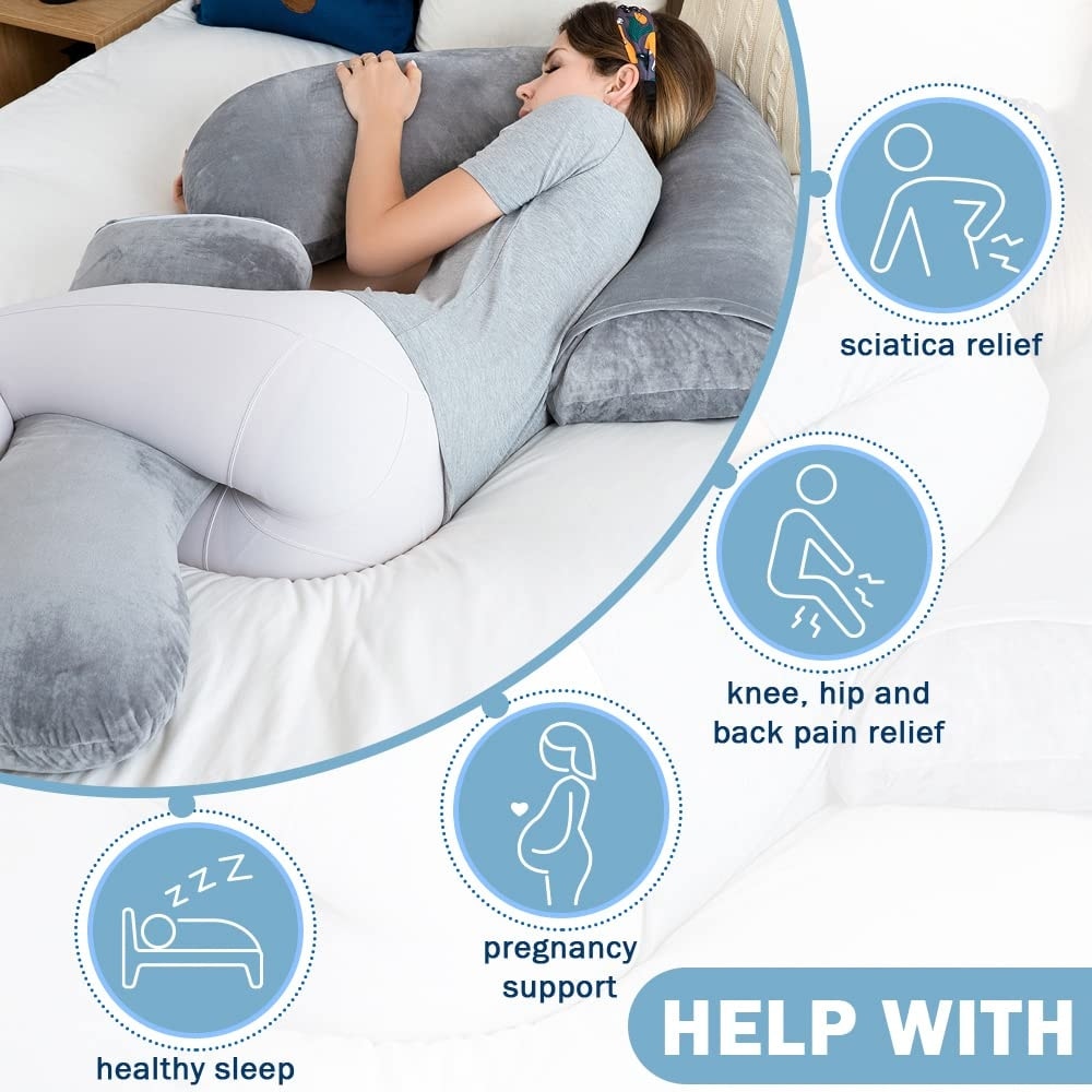 Pregnancy Pillow for Sleeping,Maternity Body Pillow for Pregnancy