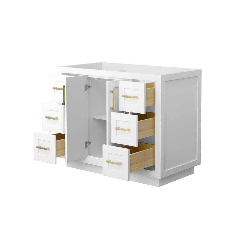 Wyndham Collection Miranda 42" Single Free Standing Vanity Cabinet