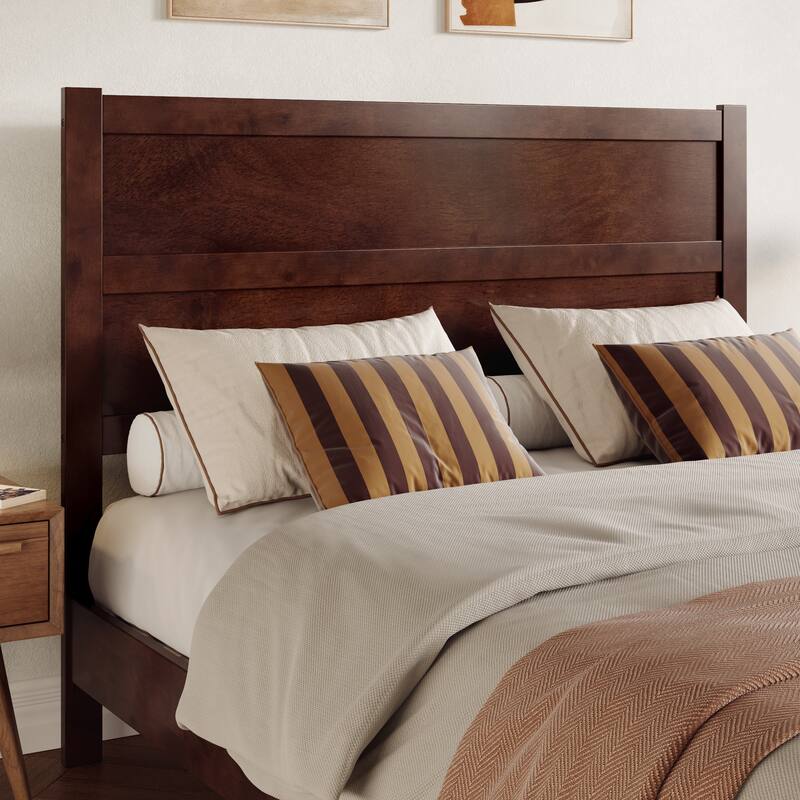 Aveline Wood Platform Bed with Matching Footboard & Trundle