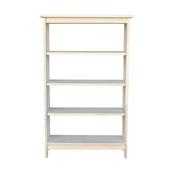 Unfinished Hardwood 3 Shelf Mission Style Unit On Sale Overstock 9330848