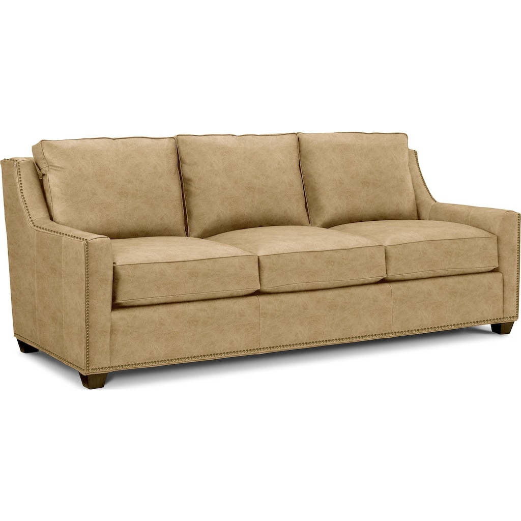 Oswynn 93" Wide Genuine Leather Sofa