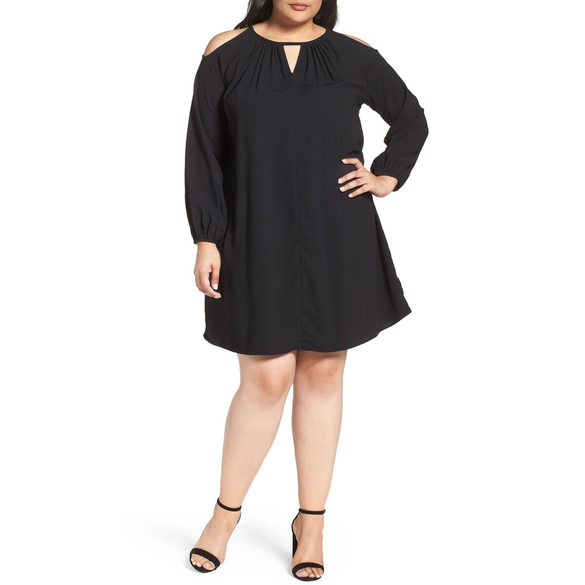 black shift dress size 22