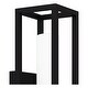 preview thumbnail 4 of 5, Neville 1-Light Matte Black Outdoor Wall Lantern