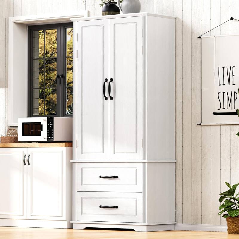 Freestanding Cupboard Cabinet Pantry Cabinet Sideboard