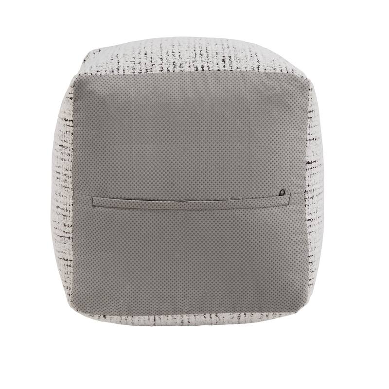 Brunico Upholstered Square Pouf Ottoman by iNSPIRE Q Bold