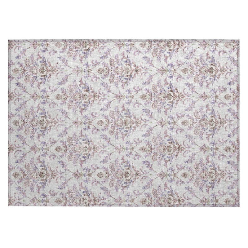 Machine Washable Indoor/ Outdoor Traditional Marrakesh Chantille Rug