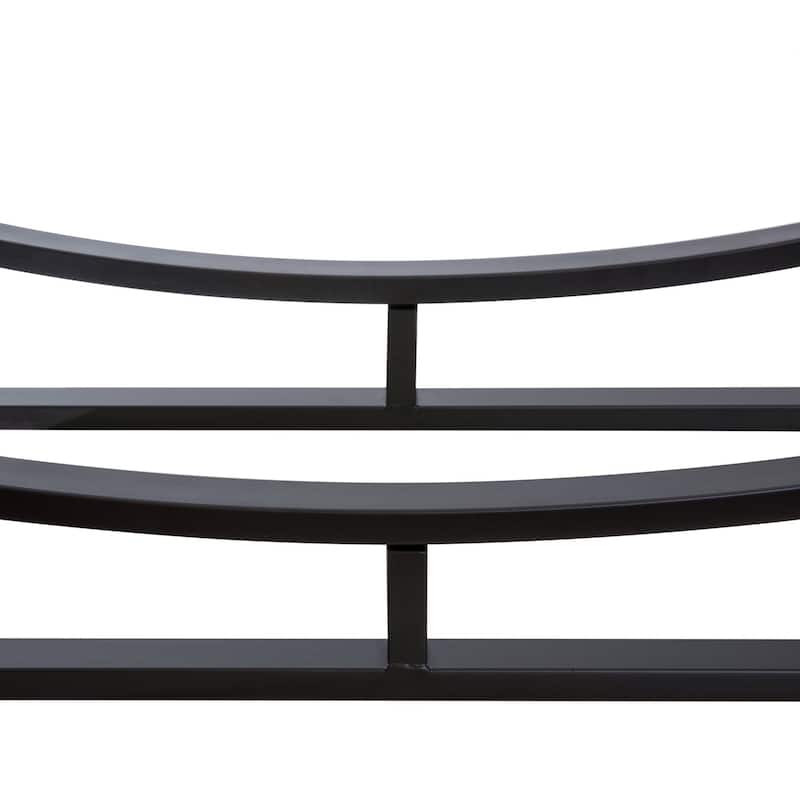 PHI VILLA Heavy Duty Indoor/ Outdoor Firewood Rack with Kindling Holder