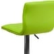 preview thumbnail 98 of 111, Modern Vinyl Stitch Back Adjustable Height Barstool - 16"W x 19"D x 35" - 44"H