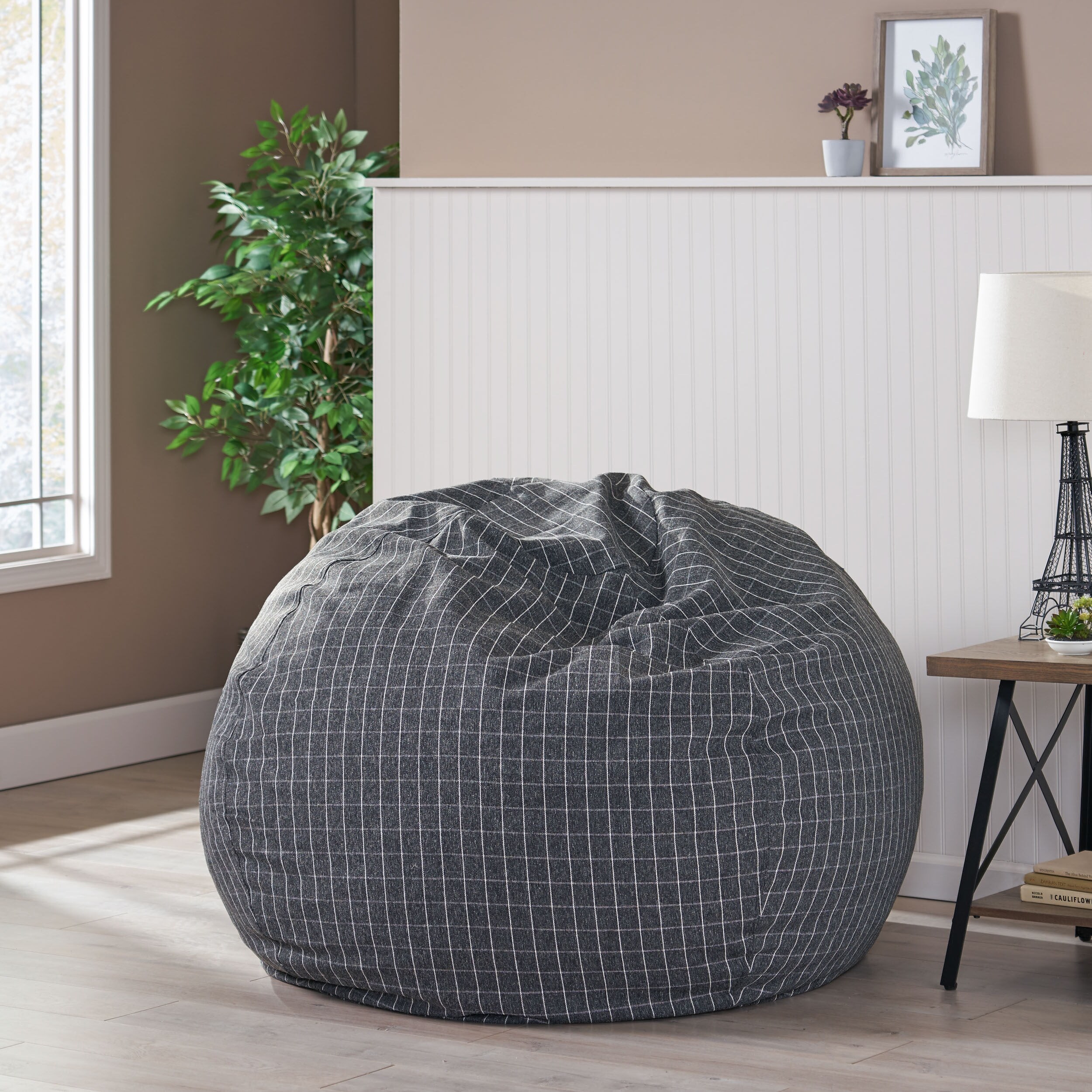 Larson 8-foot Lounge Beanbag Chair by Christopher Knight Home - Bed Bath &  Beyond - 7673905