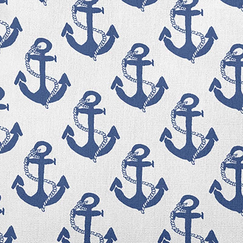 Anchor Pattern Decorative Throw Pillow