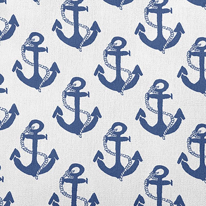 Anchor Pattern Indoor/Outdoor Throw Pillow
