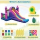 preview thumbnail 6 of 7, Gymax Kids Inflatable Bounce Castle 7-in-1 Jumping House w/ Long Slide
