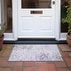preview thumbnail 98 of 101, Machine Washable Indoor/Outdoor Modern Splatter Chantille Rug Lavender - 1'8" x 2'6"