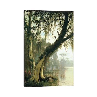iCanvas "In the Bayou " by Joseph Rusling Meeker Canvas Print
