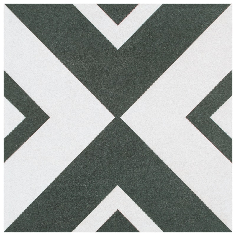 Merola Tile Twenties Vertex 7-3/4" x 7-3/4" Ceramic Floor and Wall Tile