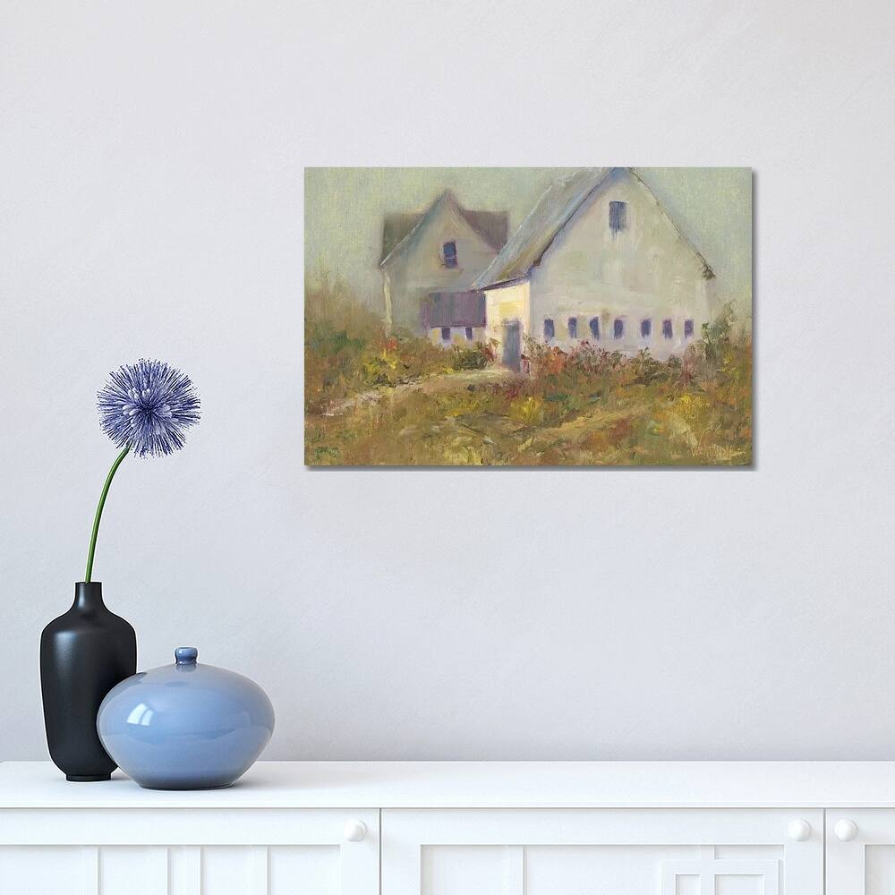 iCanvas "White Barn I" by Marilyn Wendling Canvas Print