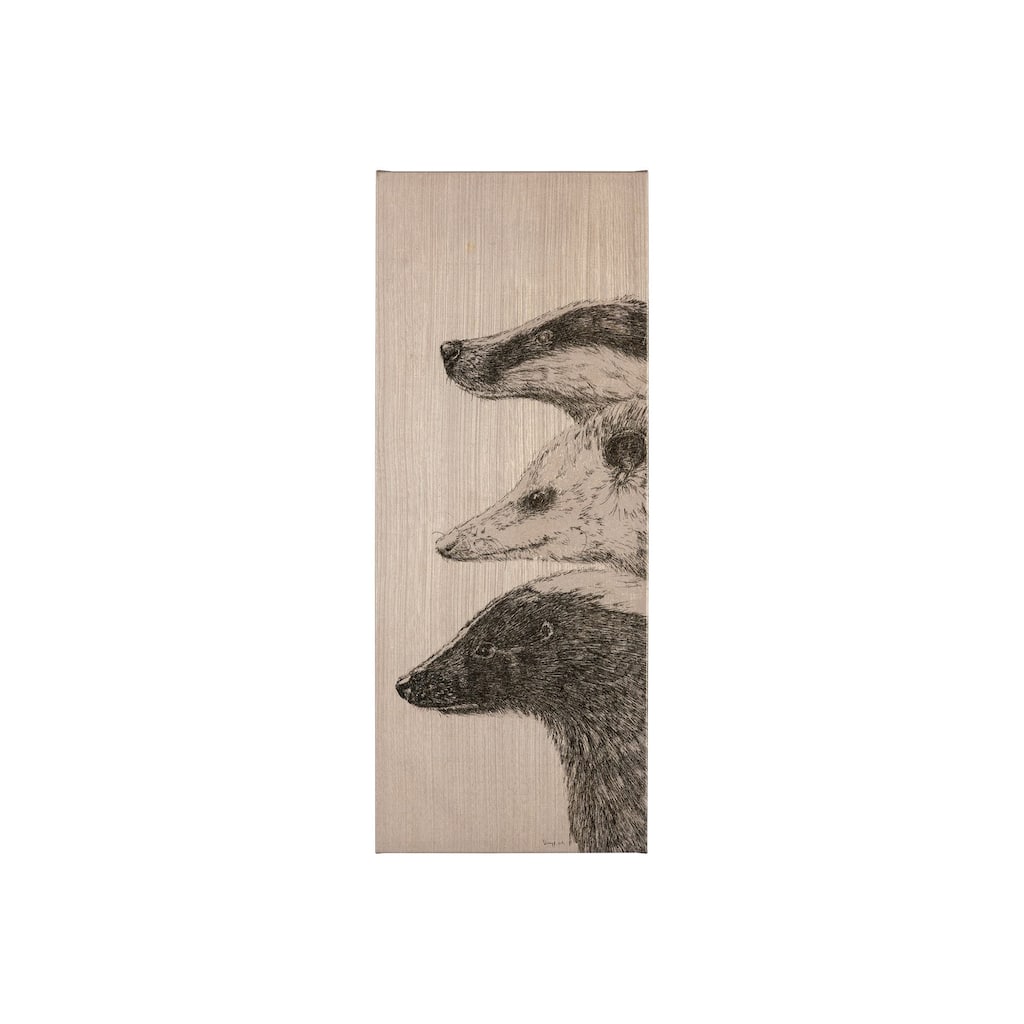 Three is a Crowd I (16 x 40) Canvas Art Print