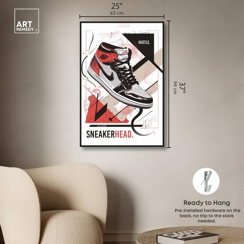 Stylish Sneakerhead Canvas by Art Remedy