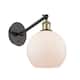 Option Black Antique Brass / Matte White