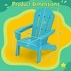 preview thumbnail 28 of 38, Outdoor HDPE Kid's Adirondack Chair for Kids - High Backrest & Armrests - 21" x 20.5" x 25"