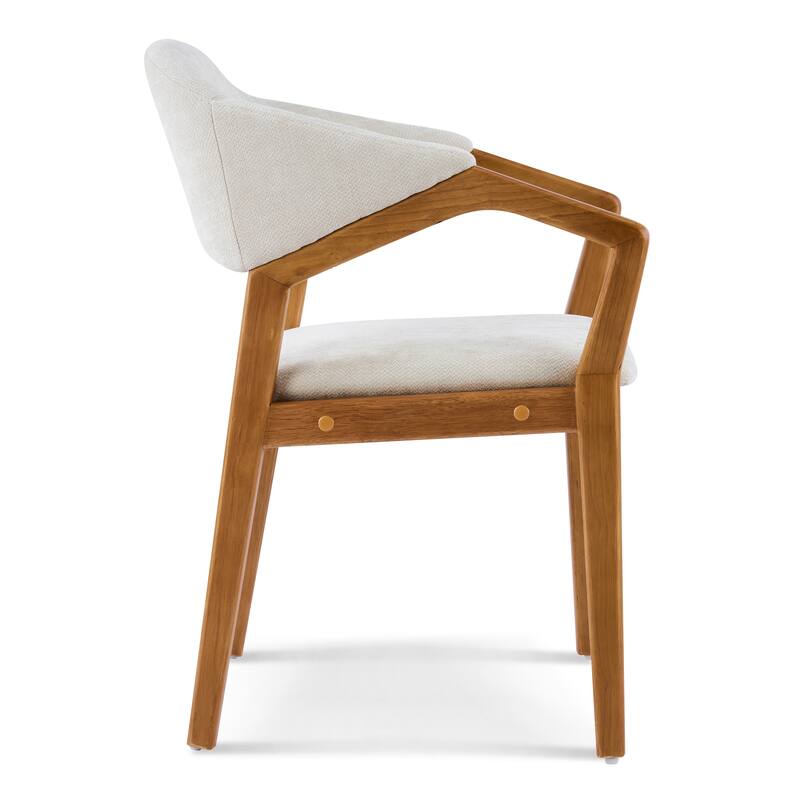 Christopher Knight Home - Avalon Modern Upholstered Dining Chair Set with Ergonomic Curved Backrest