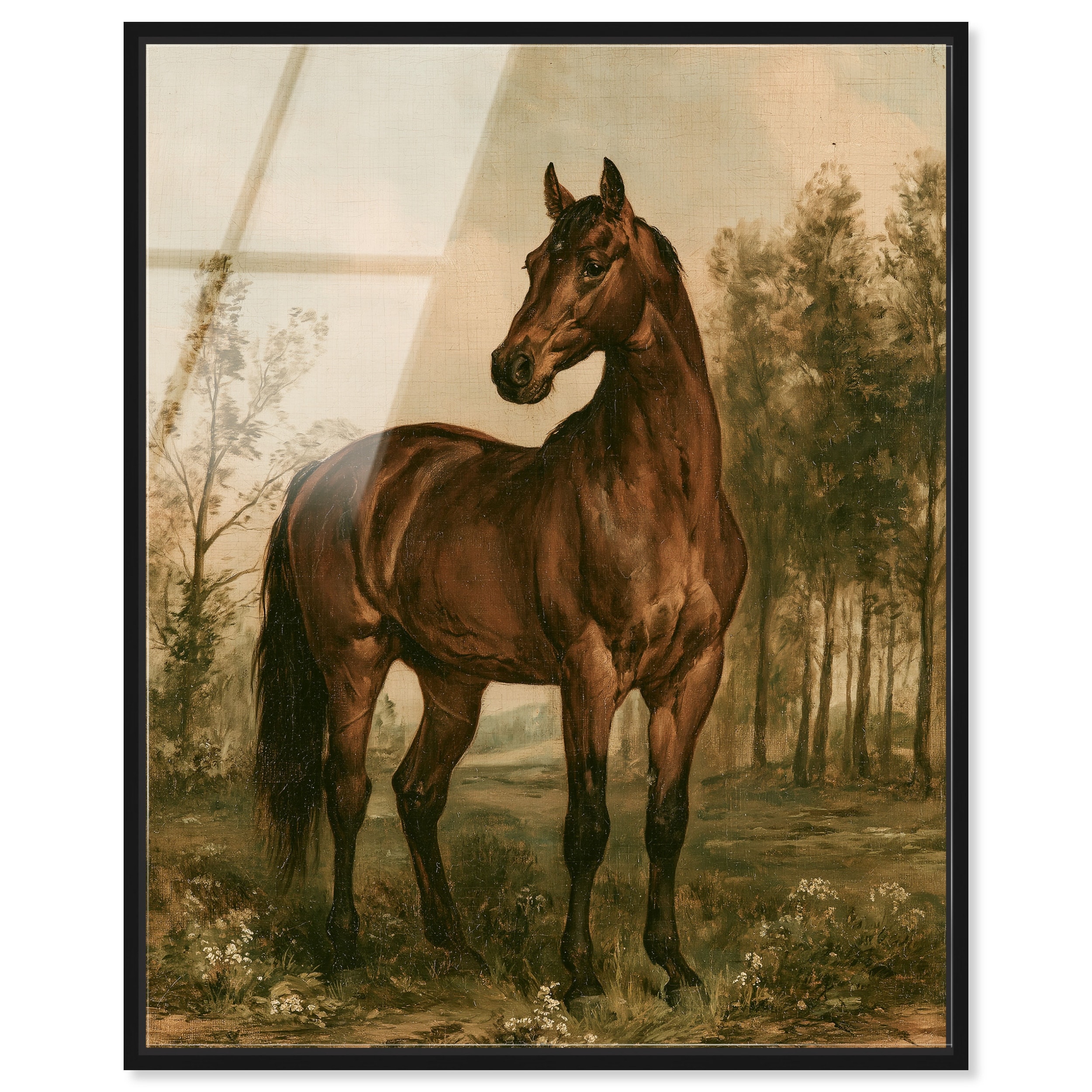 Chestnut Majesty II Vintage Wall Art Acrylic Print by Art Remedy