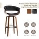preview thumbnail 146 of 167, Glitzhome Set of 2 or 4 Modern Counter & Bar Height Wooden Swivel Bar Stools