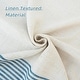 preview thumbnail 3 of 7, DriftAway Cabana Stripe Linen Textured Farmhouse Blackout Window Curtains - 52" Width X 84" Length