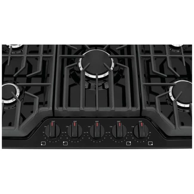 Frigidaire FCCG3627A 36" Wide 5 Burner Gas Cooktop with Quick Boil
