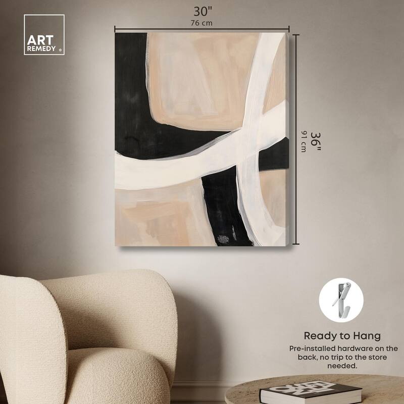 Subline Strokes I Canvas by Art Remedy, Gallery Wrapped